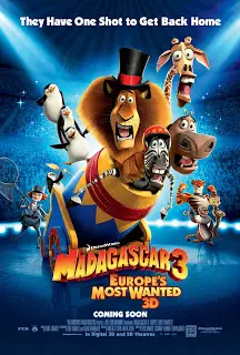Madagascar 3 Europe's Most Wanted (2012) มาดากัสการ์ 3 ข้ามป่าไปซ่ายุโรป-300x450
